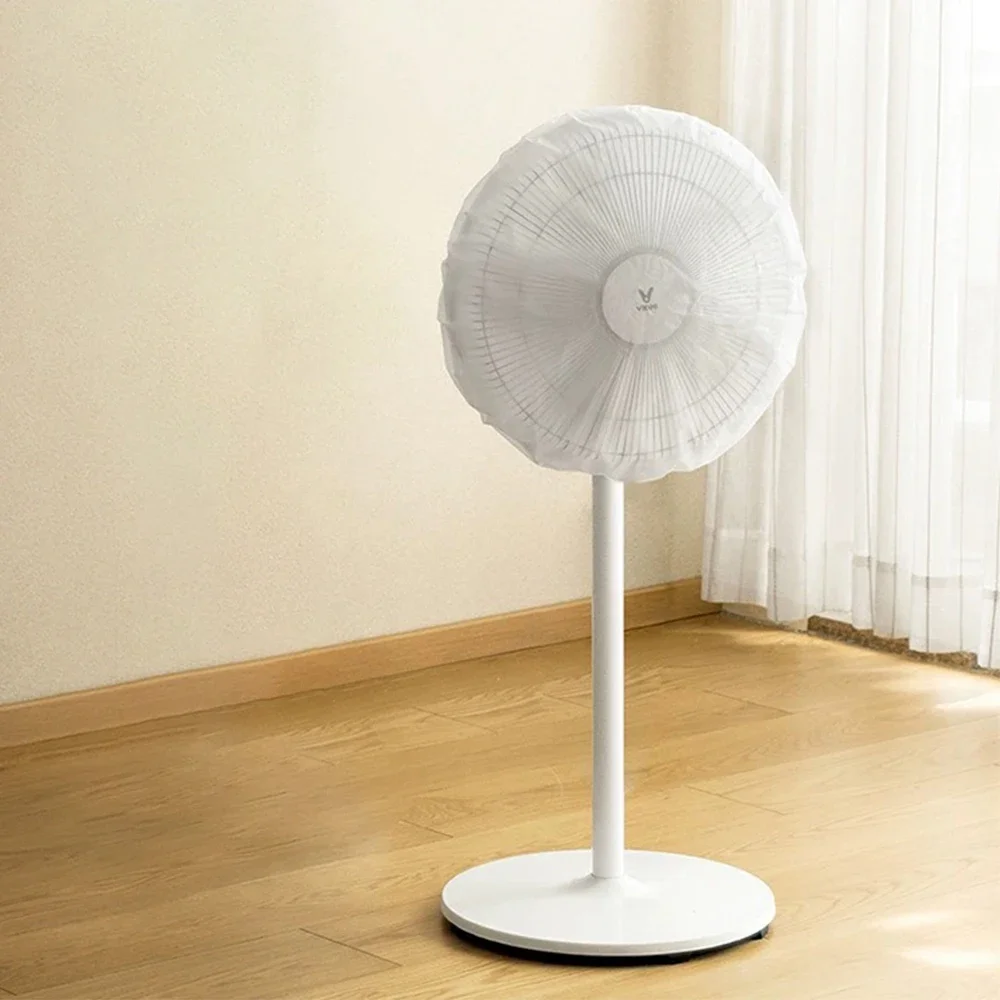 Universal Fan Dust Cover PEVA Waterproof Electric Vertical Floor Fan Dustproof Covers Round Washable Damp-Proof Protector