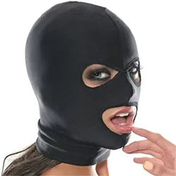 Unisex Women Mens Face Mask Adults Masks Cosplay Props for Nightclub Slave Punish Headgear Adult Game Bondage Set