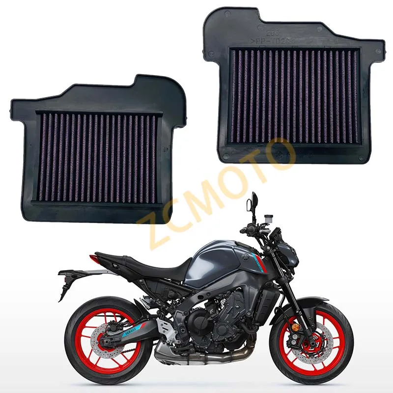 Motorcycle Air Filter Cleaner Air Intake Cleaner High Quality Filter Washable For YAMAHA MT-09 XSR900 FJ-09 FZ-9