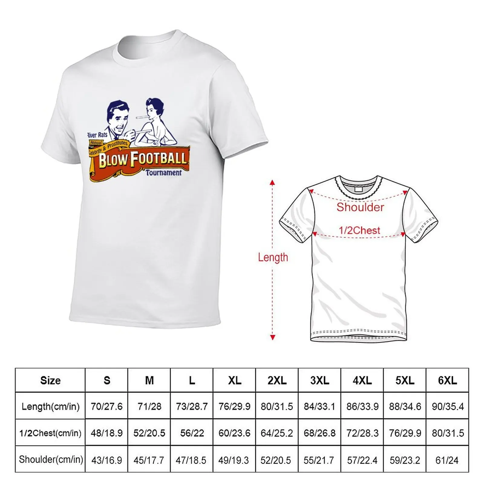 River Rats Celebrity and Prostitutes Blow Football Tournament T-Shirt