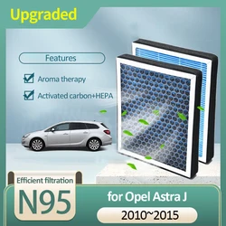 Activated Carbon Air Filter for Opel Astra J P09 MK4 Vauxhall Holden 2010 2011 2012 2013 2014 2015 13271190 52425938 1808524 Car