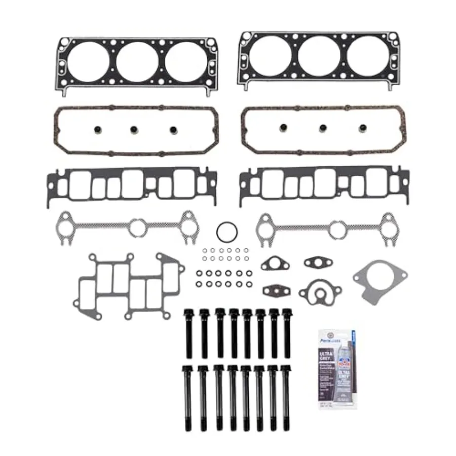 CPWK169 مجموعة حشية الرأس مجموعة مسامير لـ 9395 كامارو وبونتياك فايربيرد 3.4L VIN S محرك حل الختم عالي الأداء مع #1