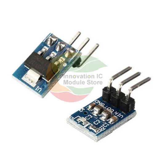 5PCS 3 Pins AMS1117 DC4.5V-7V to 3.3V Voltage Regulator Down Power Supply Buck 800mA Module