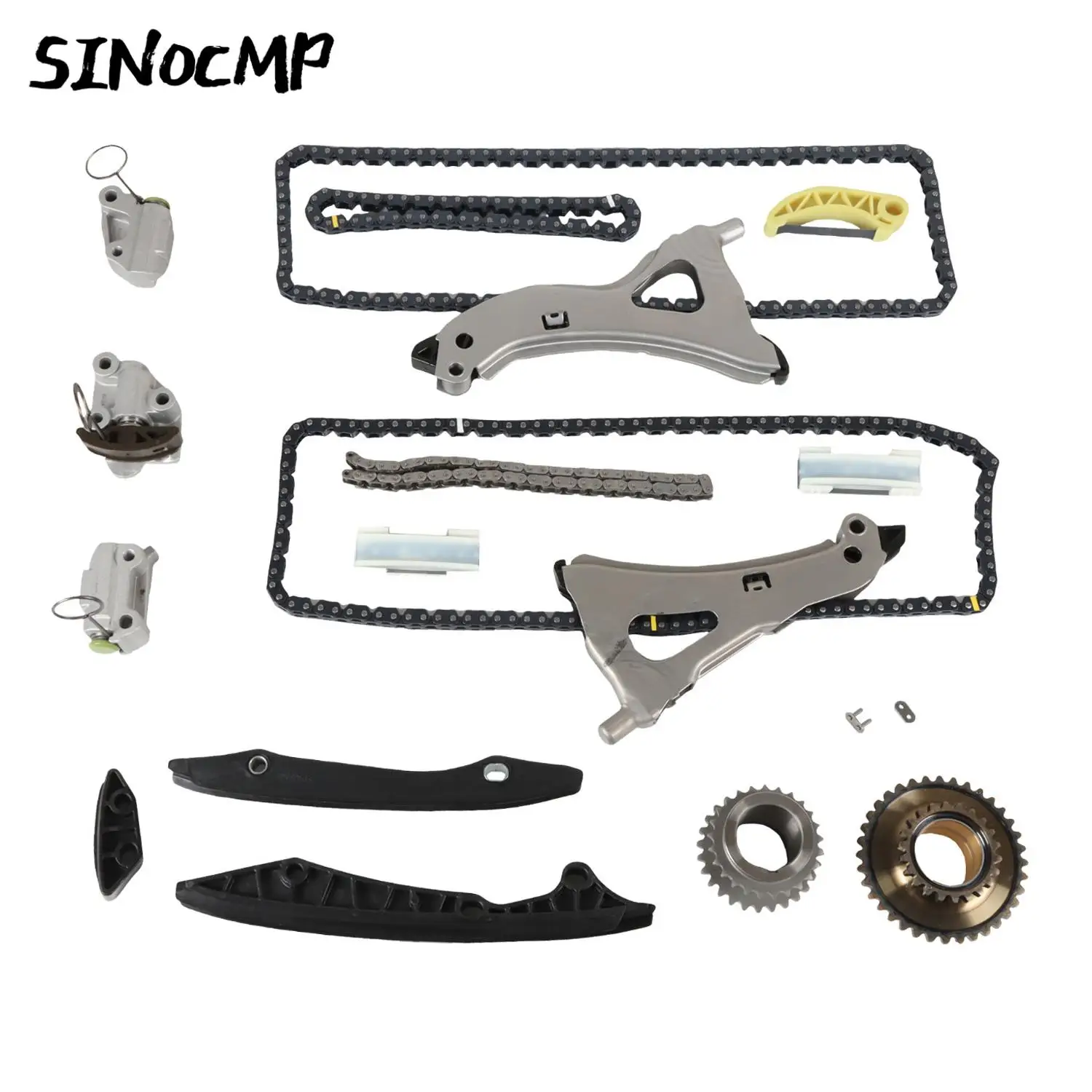 

1 комплект автоматической цепи ГРМ для Mercedes M278 CLS550 E550 E500 S500 SL550 W166 4,7 V8 Turbo, автомобильные детали цепи ГРМ