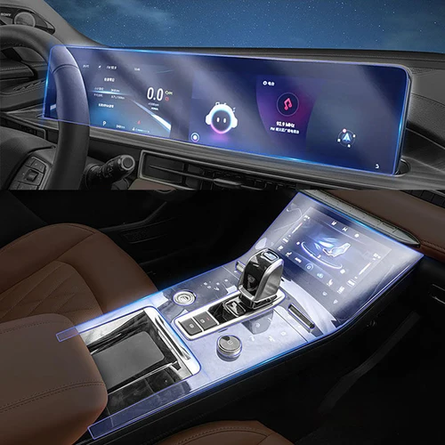 Imagen 1 del producto Película para consola central de coche, Panel de consola de pantalla de navegación, Protector de TPU de repuesto para Tiggo 8 PRO MAX 2022
