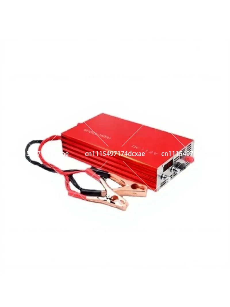 1600G DC Digital Inverter 12V AC 4000W Pure Sine Wave Power Converter with LCD Display for Car Home RV Solar System