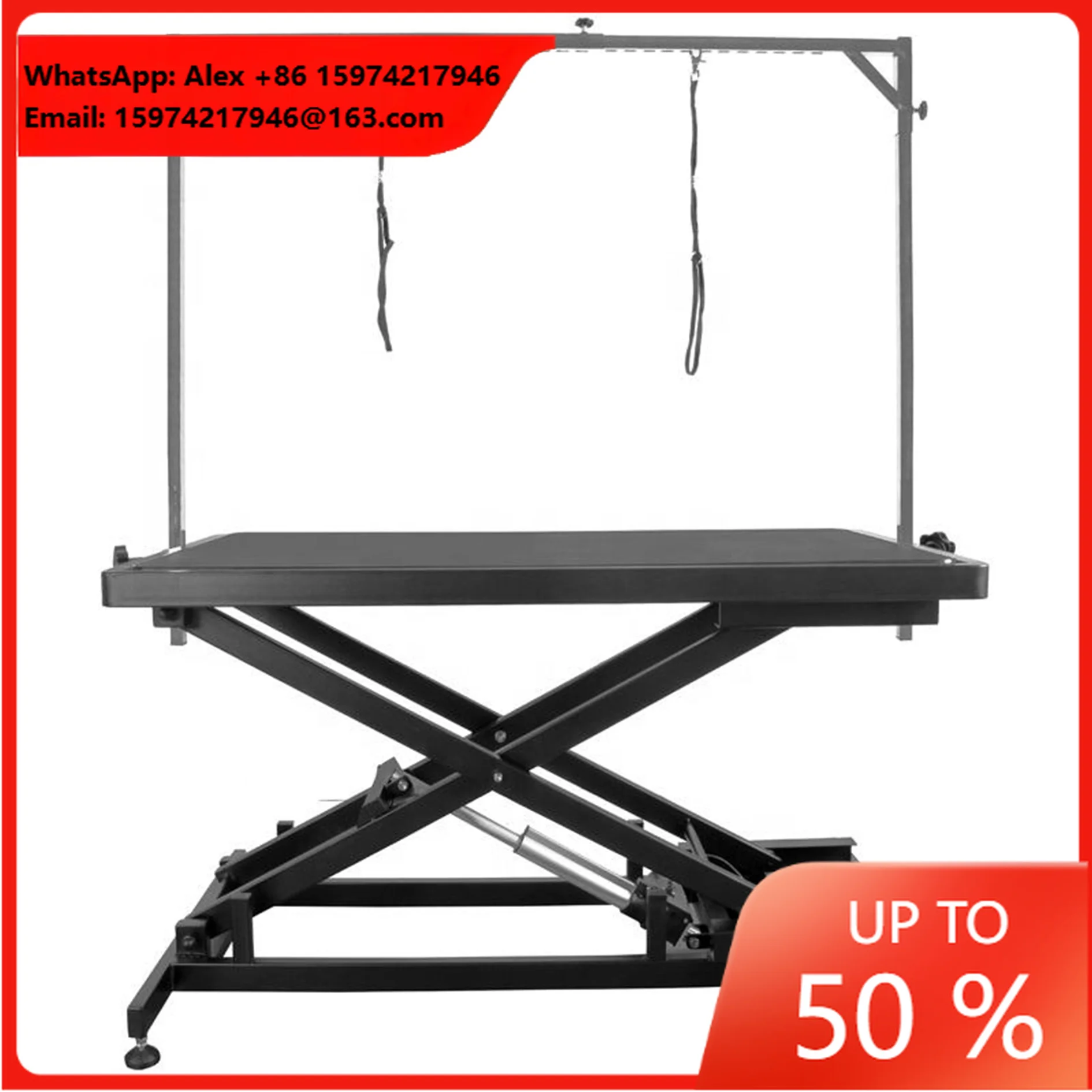 Height Adjustable Electric Lifting Veterinary Instrument Beauty Grooming Table For Dogs With Easy Operation Clinic Use FT-808