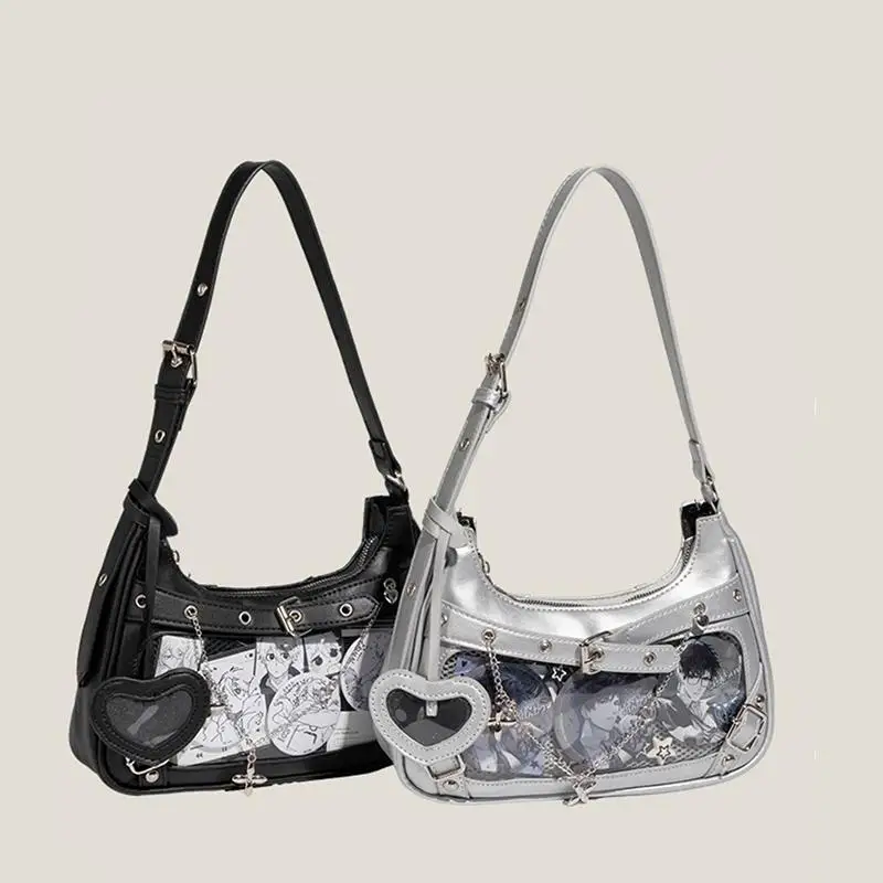 

Ограниченная серия 2025 года, женская сумка через плечо с дизайном Confion, новая повседневная сумка для подмышек Sle Subtle ain Student, нейлоновый материал