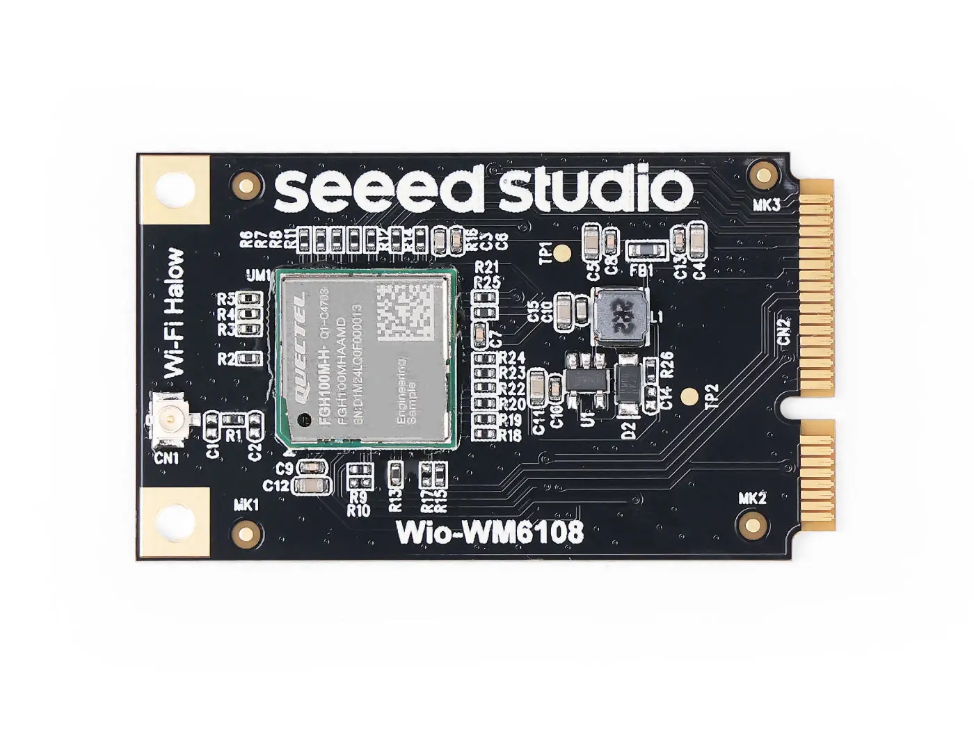 109990565 Wio-WM6180 Wi-Fi HaLow Mini-PCIe Module Keyboard Breakout view 2