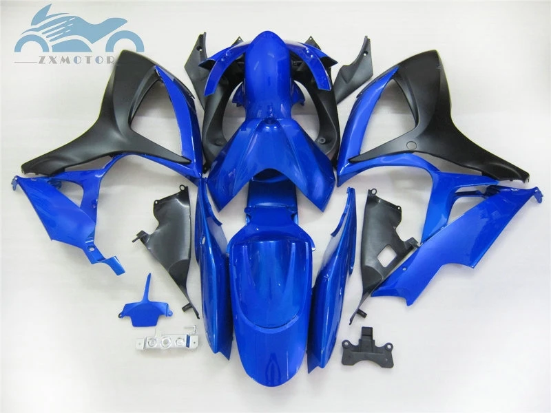 New Fairing kits for Suzuki GSXR 600 2006 2007 K6 GSXR600 750 motorcycle road racing fairings kit GSXR750 06 07 blue black