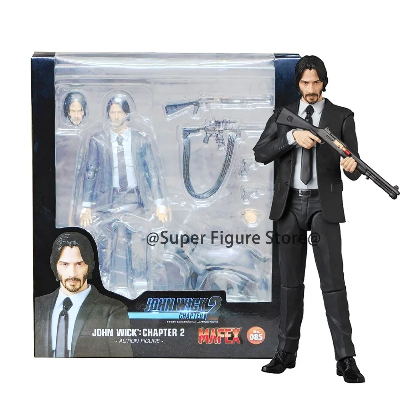 MAFEX 085 John Wick Chapter 2 Action Figure Film Model Toys 16cm