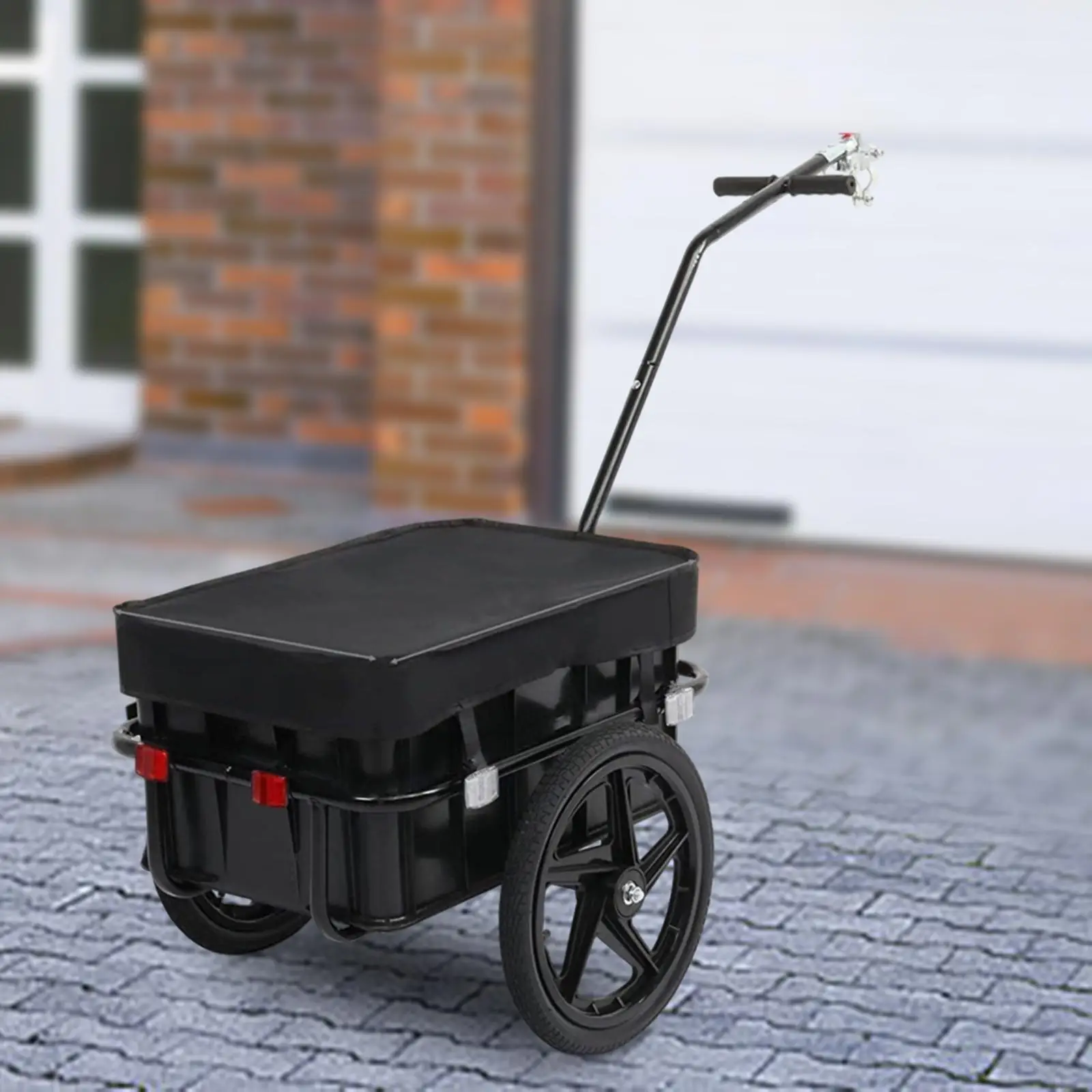 Bicycle Cargo Trailer Bike Wagon Trailer for Groceries Long Distance Cycling