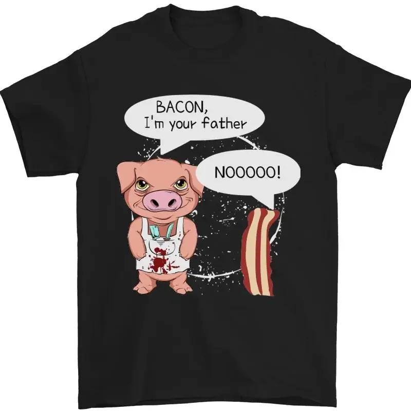 Camiseta Bacon Im Your Father Divertente Cibo Dieta 100% Algodón