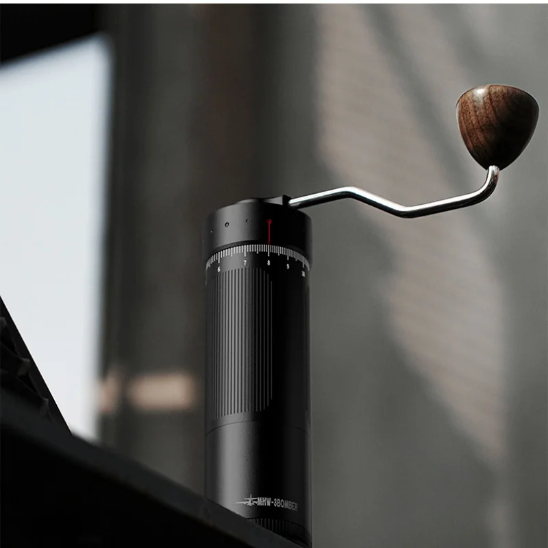 MHW 3ER Blades R3 Pro External Adjustment Manual Hand Coffee Grinder Portable Coffee Bean Grinder Travel Camping Home Use