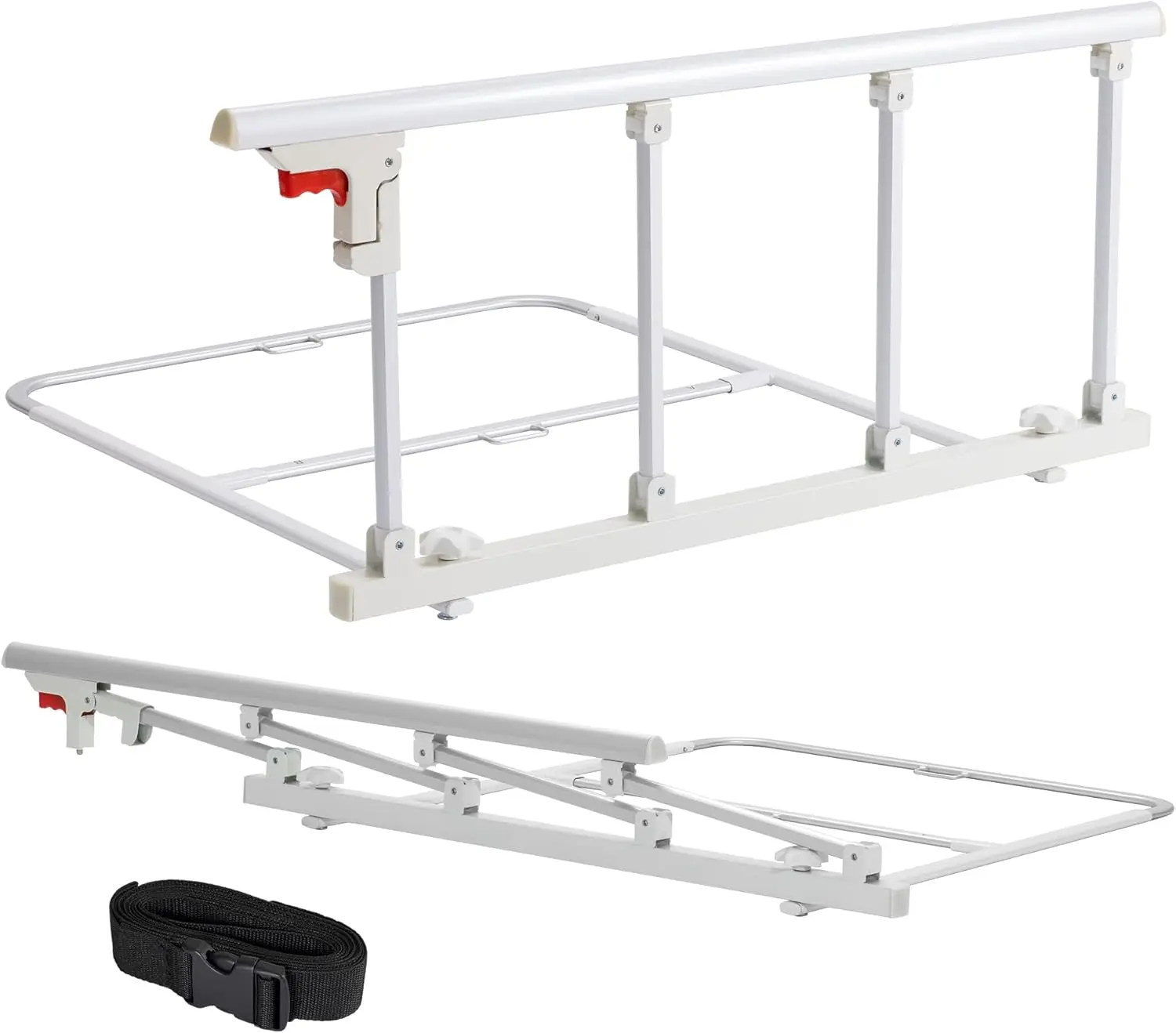 

Adjustable Folding Bed Safety Rail for Elderly & Adults, 37.8" x 16.3", Easy Assembly & Space-Saving