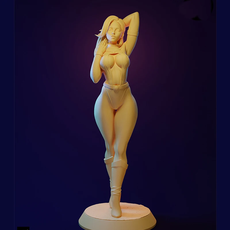 2 Styles Game Character 6684 Red Girl 3D Print Model Unassembled Unpainted Custom Jigsaw Puzzle NSFW GK Figure Model Kit