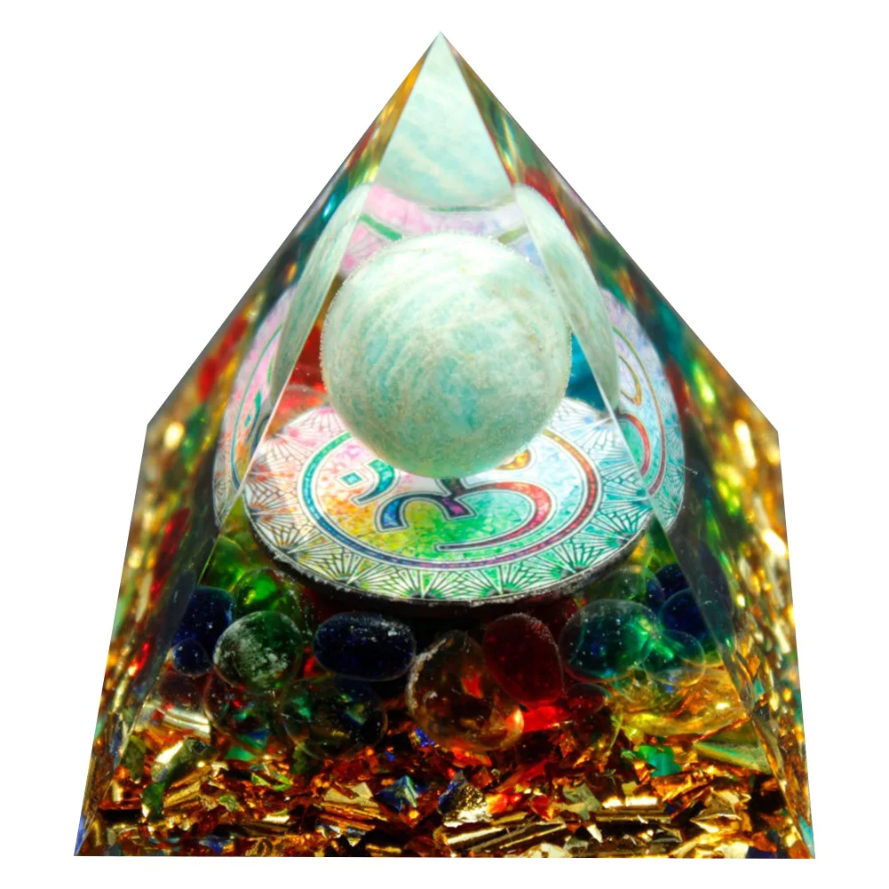 Natuursteen Kristal Orgonite Piramide Healing Stone Chakra Reiki Home Office Decoratie Cadeau Outdoor Garden Party Decor