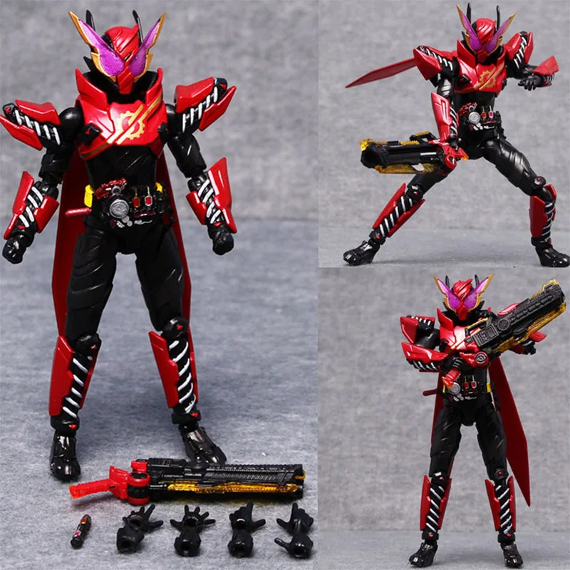 

15cm Kamen Rider real bone carving figure armor rabbit tank masked superman movable ornament model collection