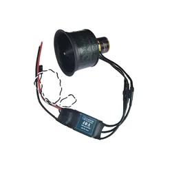 QX-ventilador de 12 aspas, lipo motor sin escobillas, 50mm, EDF, 3S, 4S, 40A, ESC, 50A, ESC, CW, CCW