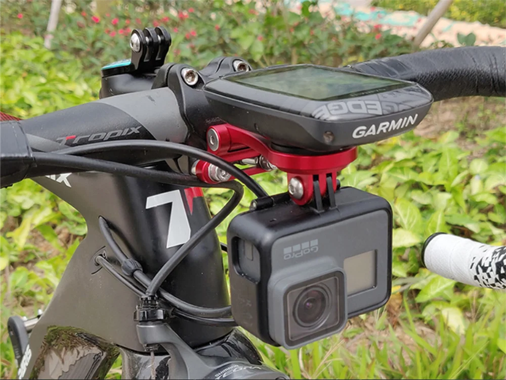 Bicycle Stopwatch Holder MTB Bike Front Handlebar GPS Speedometer Mount Holder For Garmin Bryton Wahoo Bike Computer Mount SM516