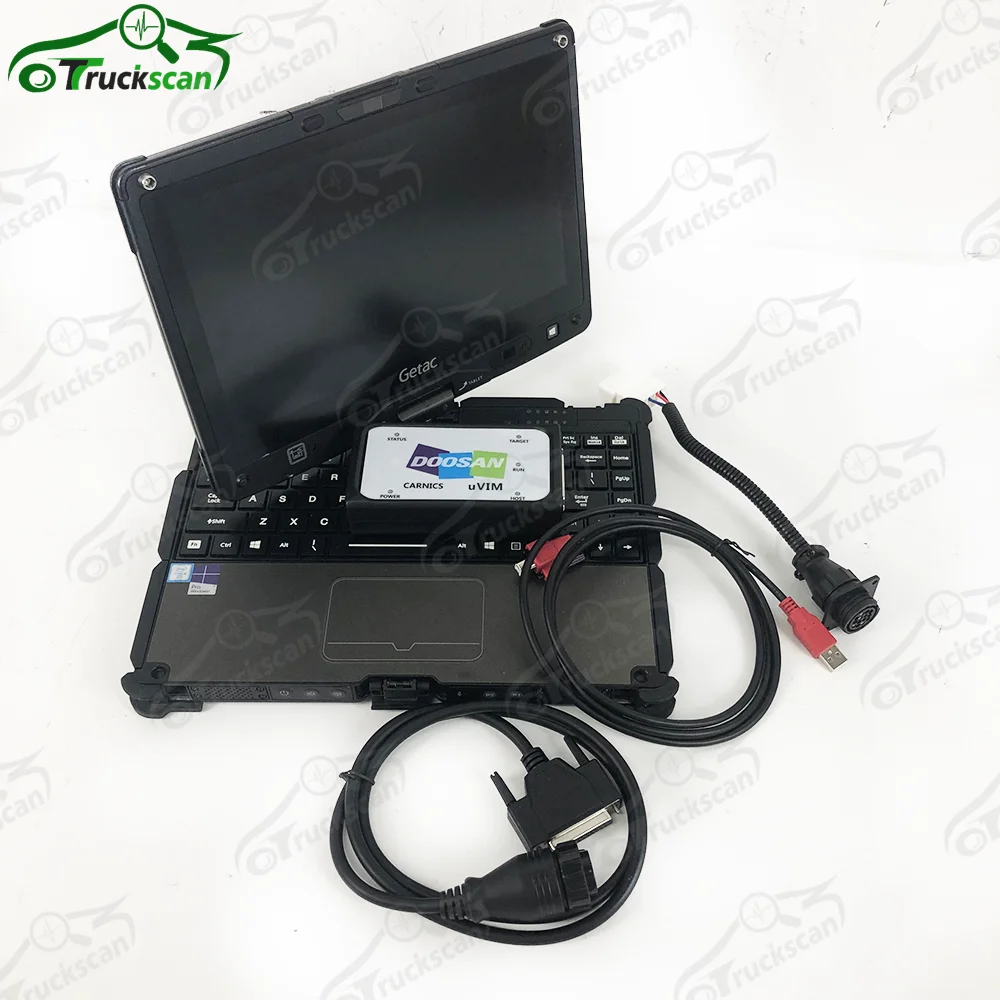 2025 For Doosan uVIM Diagnostic Tool Excavator Forklift Engine Fault Detection OBD Interface Diagnostic Tool
