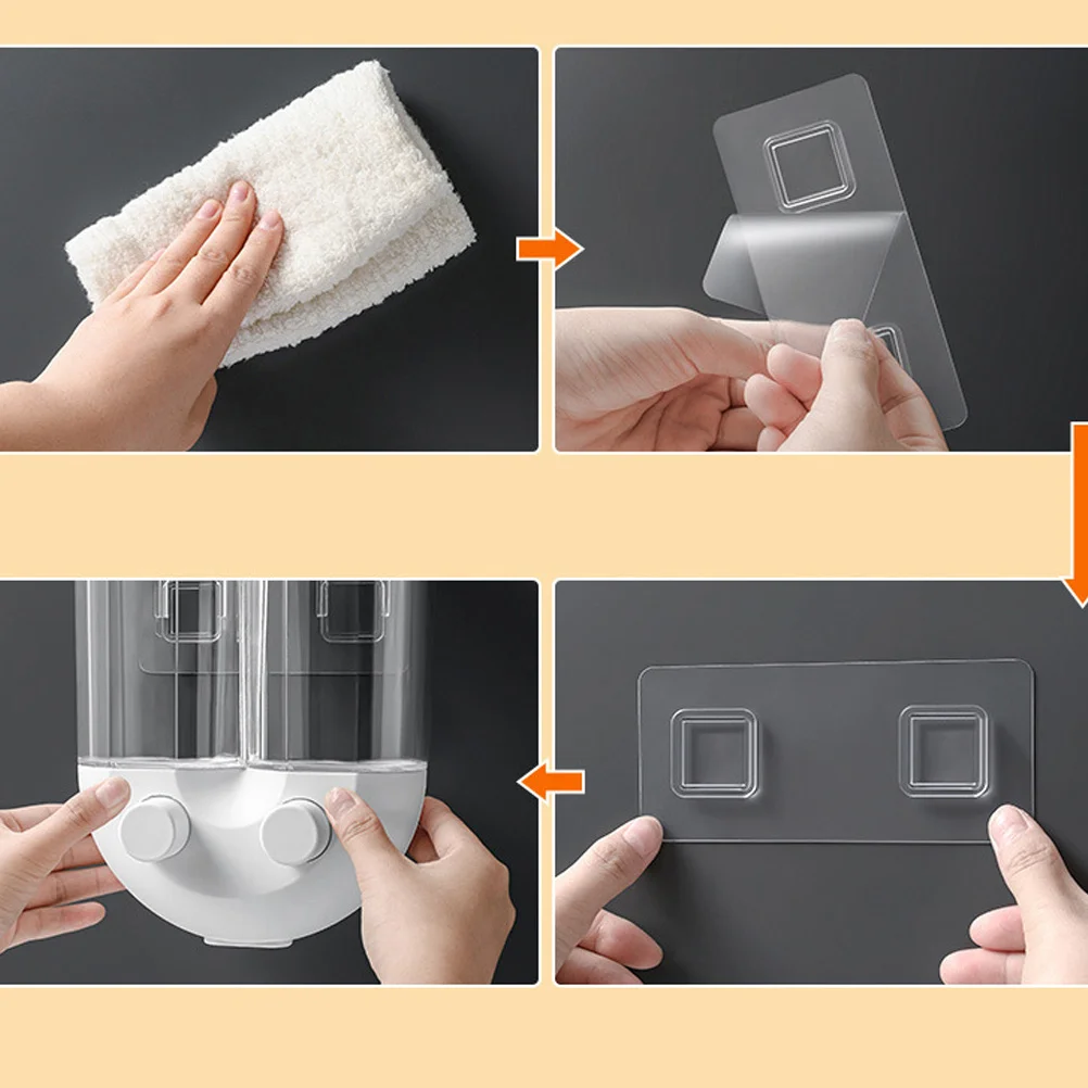 

1Set Grain Storage Box Sealed Tank Plastic Dry Food Storage Jar Kitchen Organizer Airtight Coffee Candy Beans Container