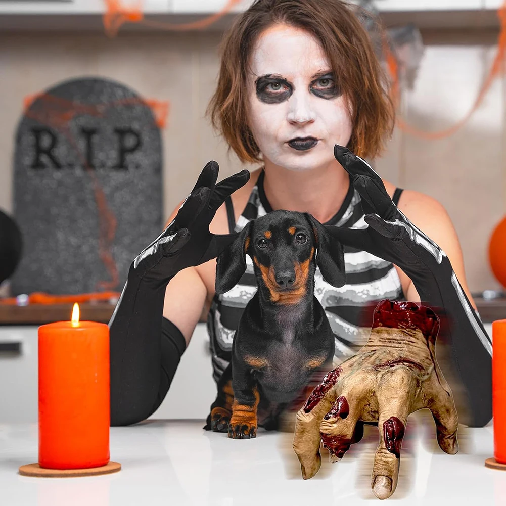 

Crawling Zombie Hand Prop For Haunted House Scary Hand Decor Horror Prop For Indoor Outdoor Pranks