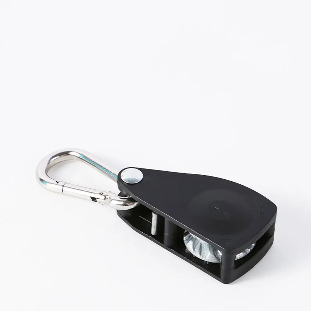 

Camping Tent Pulley Block Lifting Rope Hook Height Adjustable Buckle Durable Craftsmanship Easy Use Equipment Rope Tightener