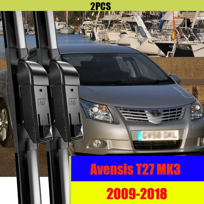

Wiper Blades For Toyota Avensis T27 MK3 2009 - 2018 Front Wiper Car Windshield Windows Cutter Windscreen Brushes 2010 2012 2016