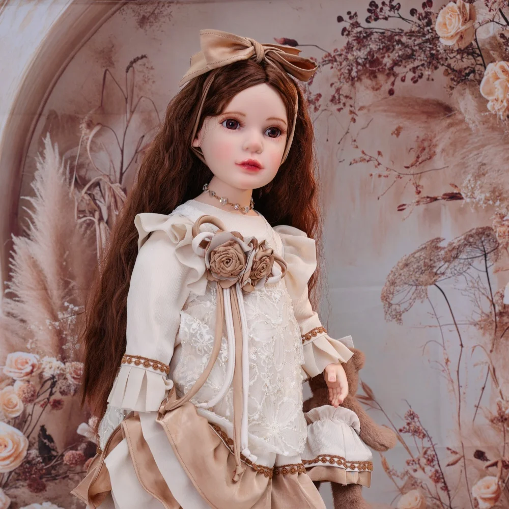 28 inch Large Size Original Realistic Vinyl Doll Retro Vinyl Cloth Body Doll High Quality Handmade Collectible Art Gift