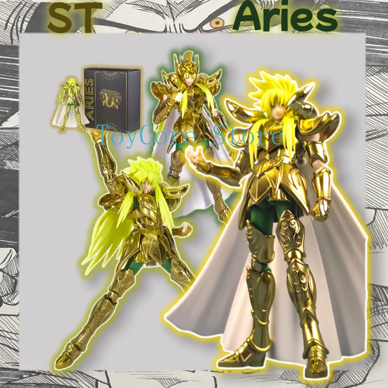 

In Stock ST LC Gold Saint Chapter 8 LC Aries SS Color Scheme Shion Gold Saint Articulated Action Figure, Collectible Gift