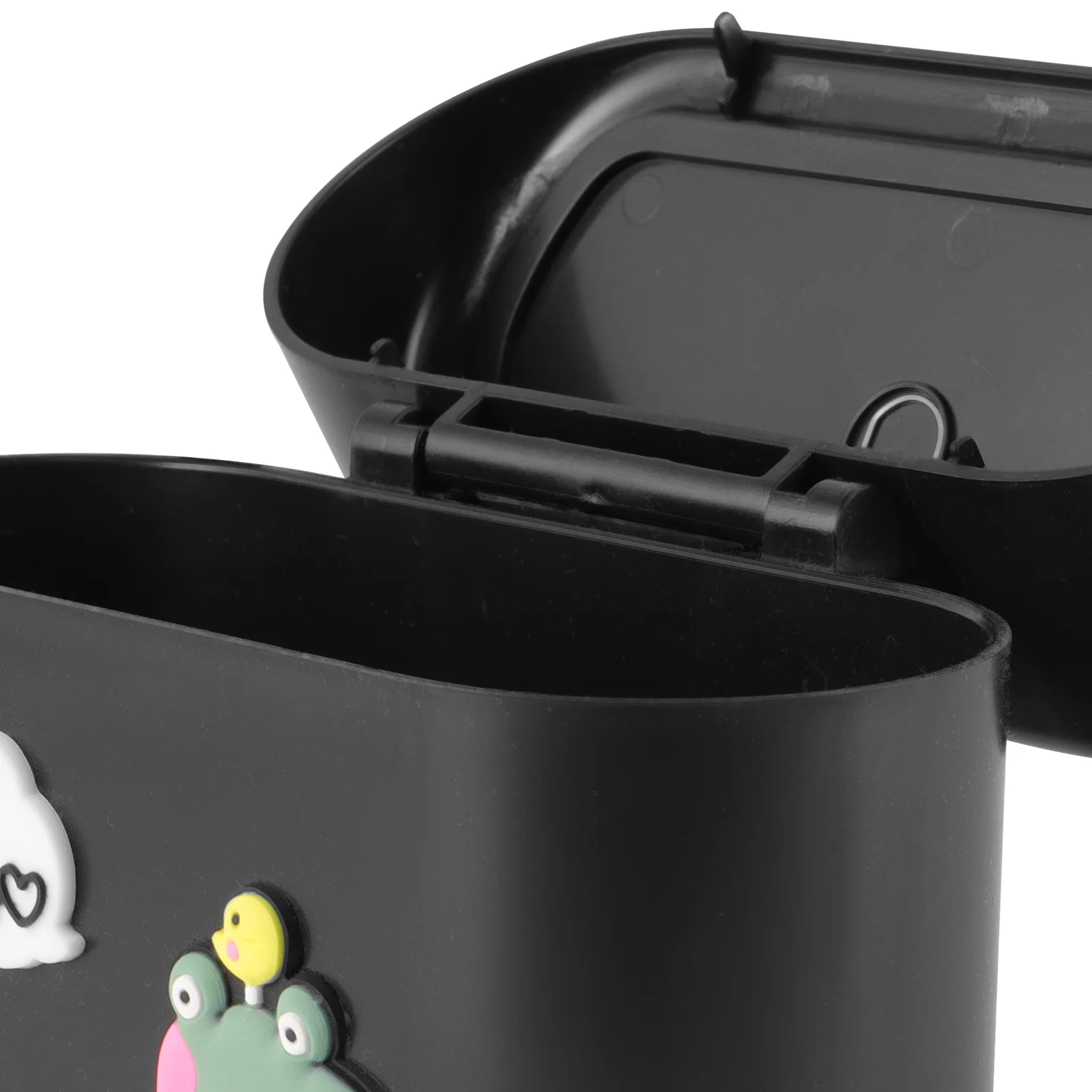 

1Pcs Car Hanging Trash Bin Cartoon Dinosaur Pattern Portable Mini Vehicle Garbage Organizer Easy Install Push Open Car Door