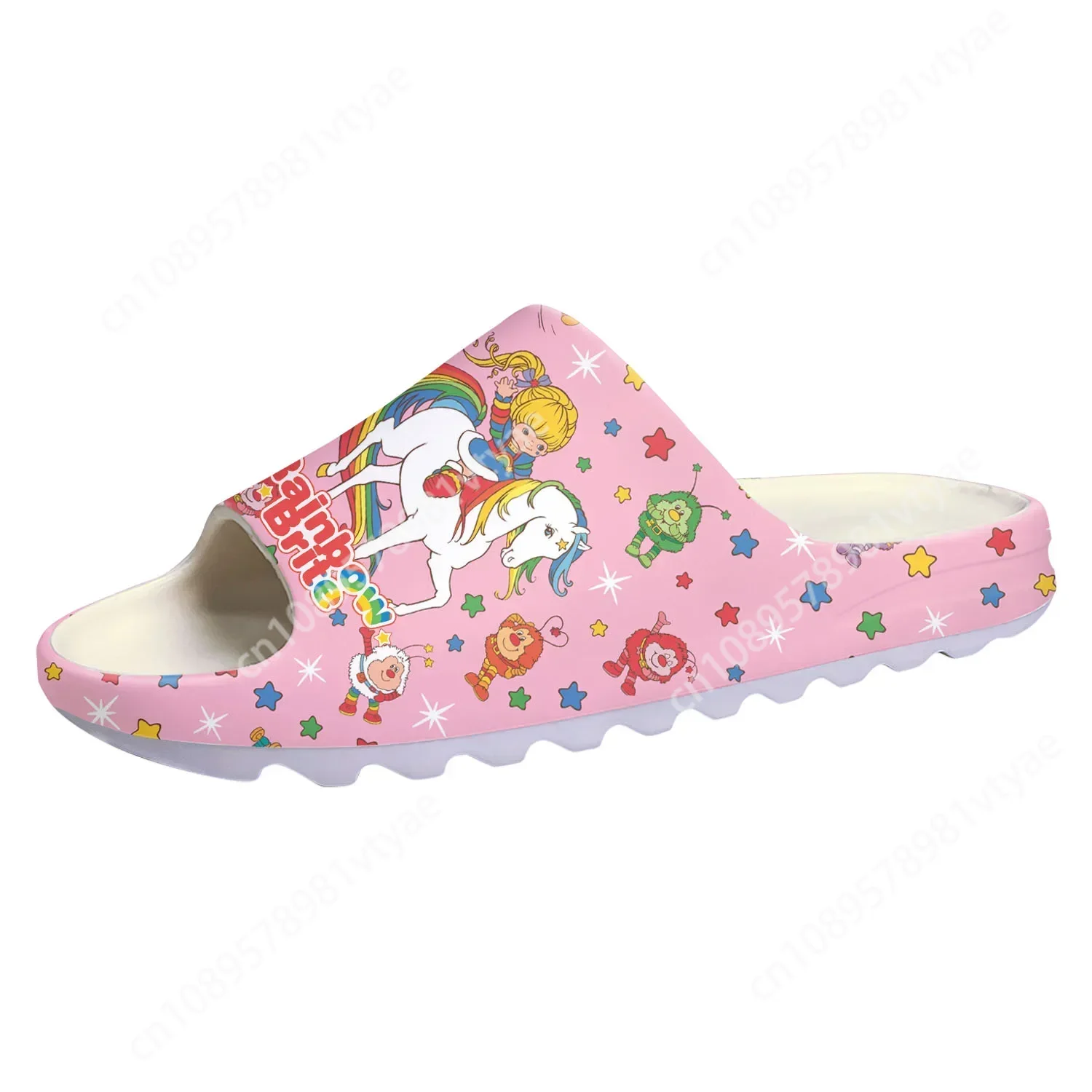 Brite Soft Sole Sllipers Rainbow Mens Womens Teenager Home Clogs Anime Step In Water Shoes On Shit Customize Sandals