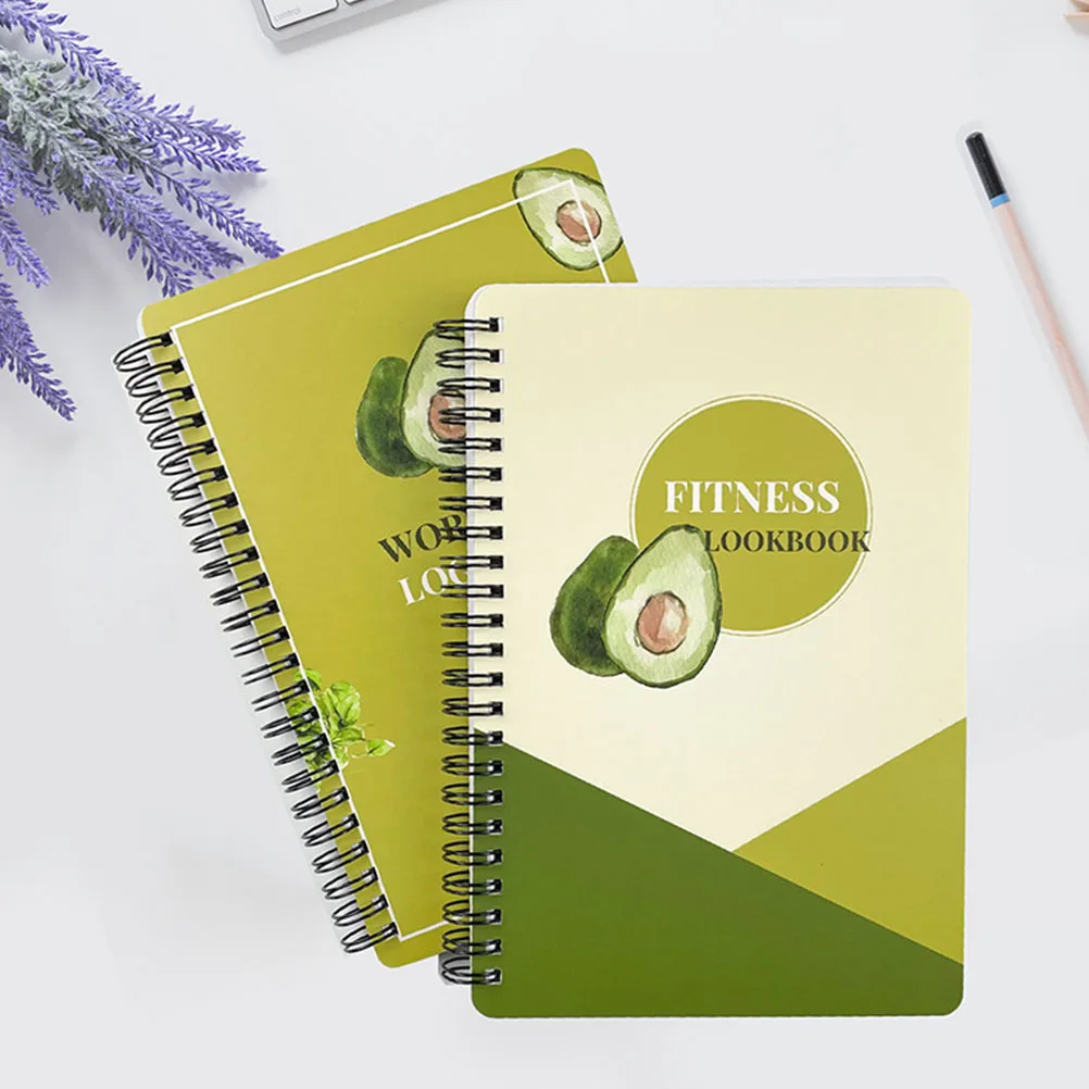 Exercise Diet Weight Loss Journal Fitness Agenda Notepad A5 Fitness Journal Planner for Home Men Fitness Women