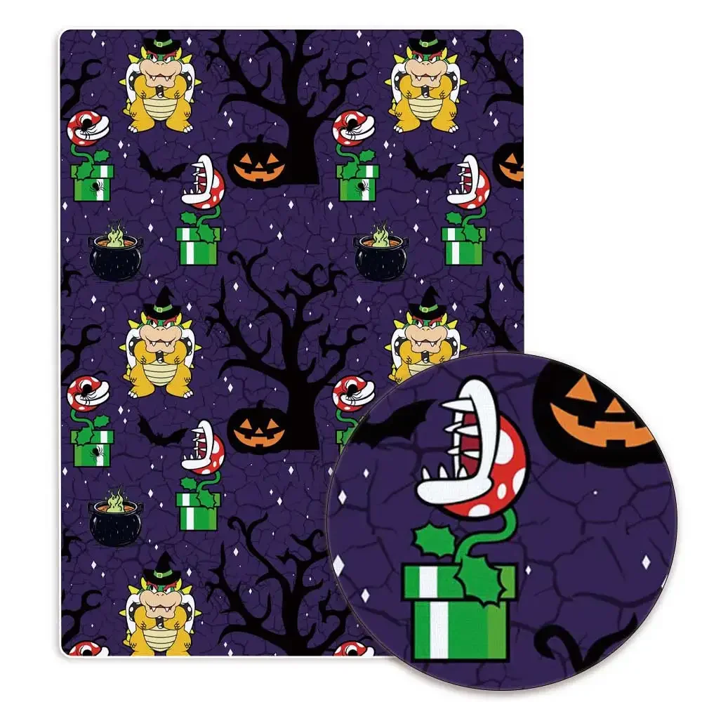 Mario game Fabric140*50cm Handmade Sewing Patchwork Quilting Baby Dress Home Sheet Printed Fabric Fabric Sewing Kids