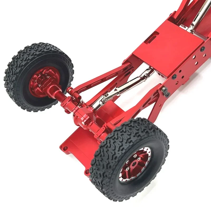 Metal Upgrade and Modification Front and Rear Door Bridge Frame Chassis For MN Model 1/12 MN78 RC Car Parts