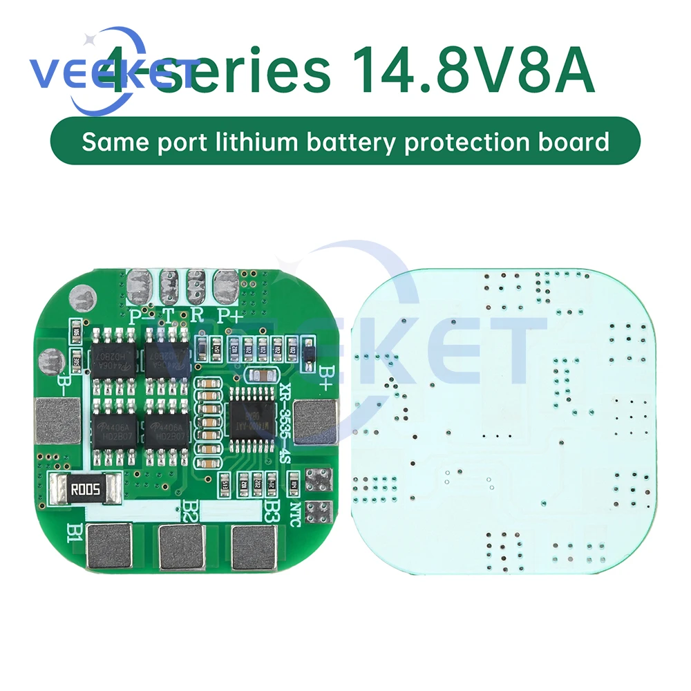 4S 14.8V 8A BMS 20A لوح حماية بطارية الليثيوم نفس المنفذ وحدة التعادل النشط تهمة/التفريغ لبطارية ليثيوم أيون 18650 #2