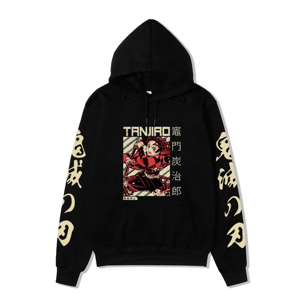 

Japanese Anime Hoodie Demon Slayer Kawaii Cartoon Nezuko Graphic Printed Women Sweathirt Pullover Harajuku Oversized Hoody Male