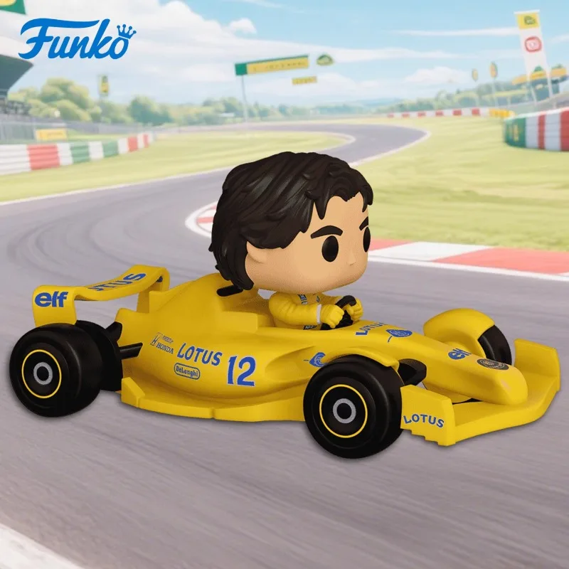 

Genuine Edition FUNKO POP Formula 1 Lotus Team, Ayrton Senna Action Desktop Decoration Ornament Model Toys Collectible Mode
