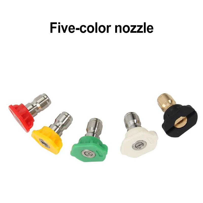 Speciaal gebruikt als accessoires voor KARCHER Hogedrukwaterpistool K2K7 Quick Adapter Autowasmondstuk Vijf kleuren schuimpot