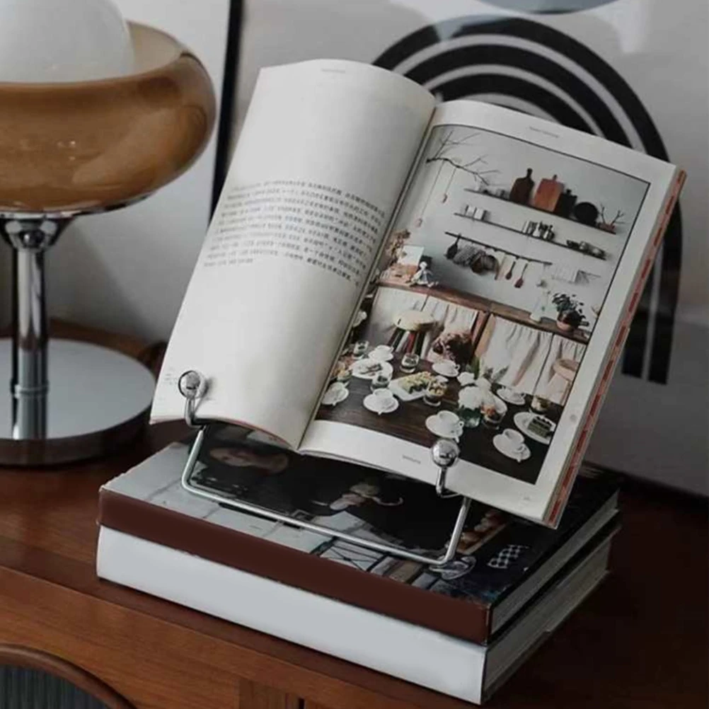 

Tablet Support Dish Stand Book Decorative Plate Stands Holder Easel for Pictures Display