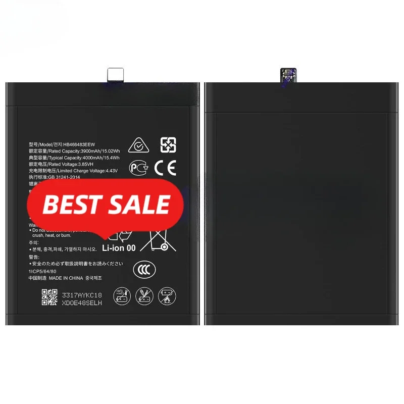 HB466483EEW for Huawei  Nova 7/7 Pro/7SE/Honor 30 Pro+/30S/30 Pro Phone Battery High Quality  Replacement Bateria with Tools