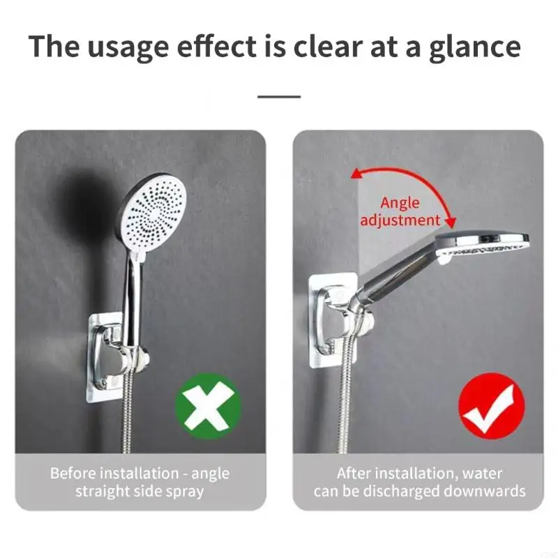2Pcs 135 Degree Handheld Shower Head Elbow Adapter Shower Arm Adapter