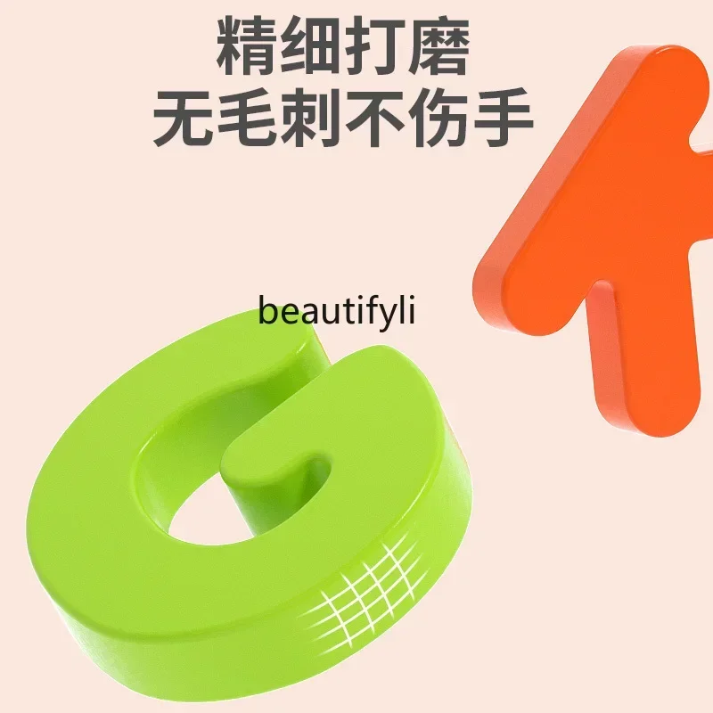 Digital cognitive board 26 English letters puzzle building block pairing enlightenment teaching aids, educational toys