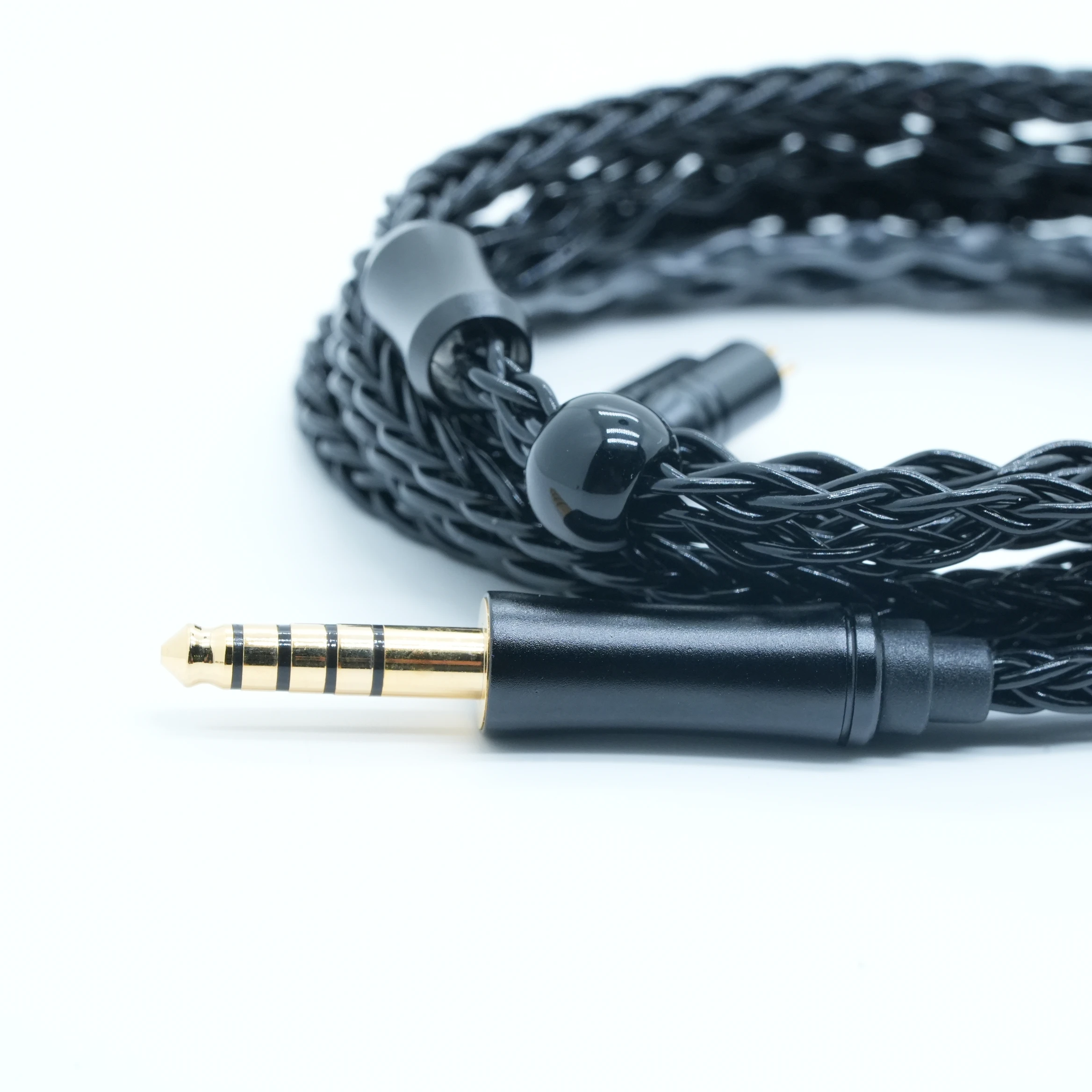 XINHS  8core single crystal copper plated silver earphone upgrade cable MMCX QDC TFZ 0.78 2PIN suitable for IEM HM20 Fudu view 2