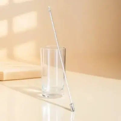 

19 Inch Clear Plastic Blind Wand Tilt Rod Curtain Pull Stick Transparent Window Opener Vertical Blinds Replacement Hook Grip Pp