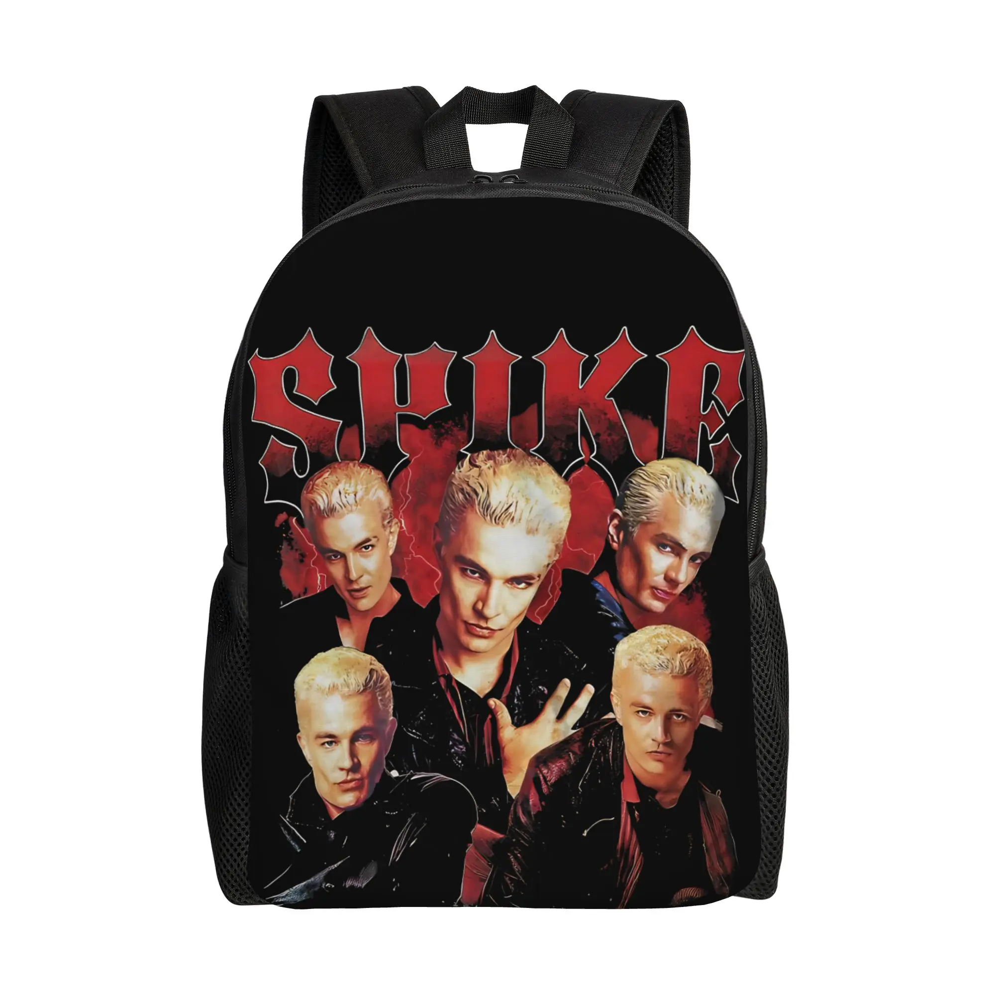 Vintage Buffy the Vampire Slayer Spike Cool Backpack Lightweight High School Work  Daypack for Men Women College Canvas Bags