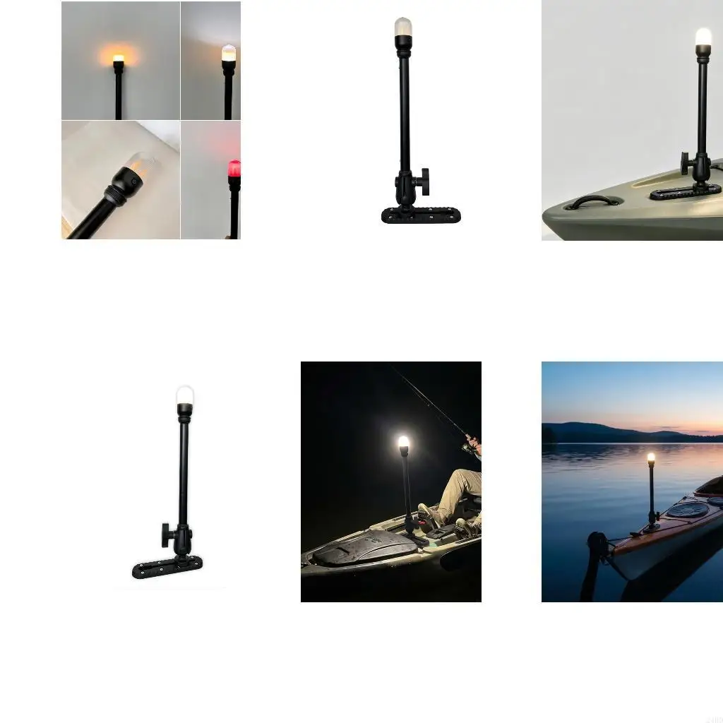 

LED Kayak Light Energy Efficient LED Marine Light For Night Paddling Safety 24BD