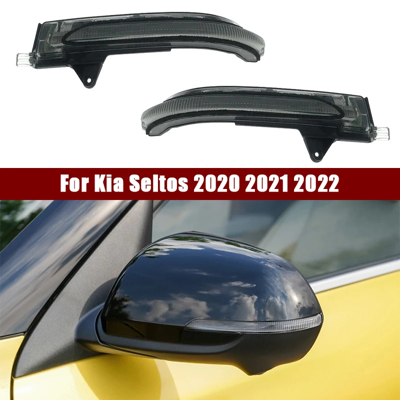 

Left/Right Car LED Side Rearview Mirror Signal light For Kia Seltos 2020 2021 2022 Auto Rear view mirror turn light stop light