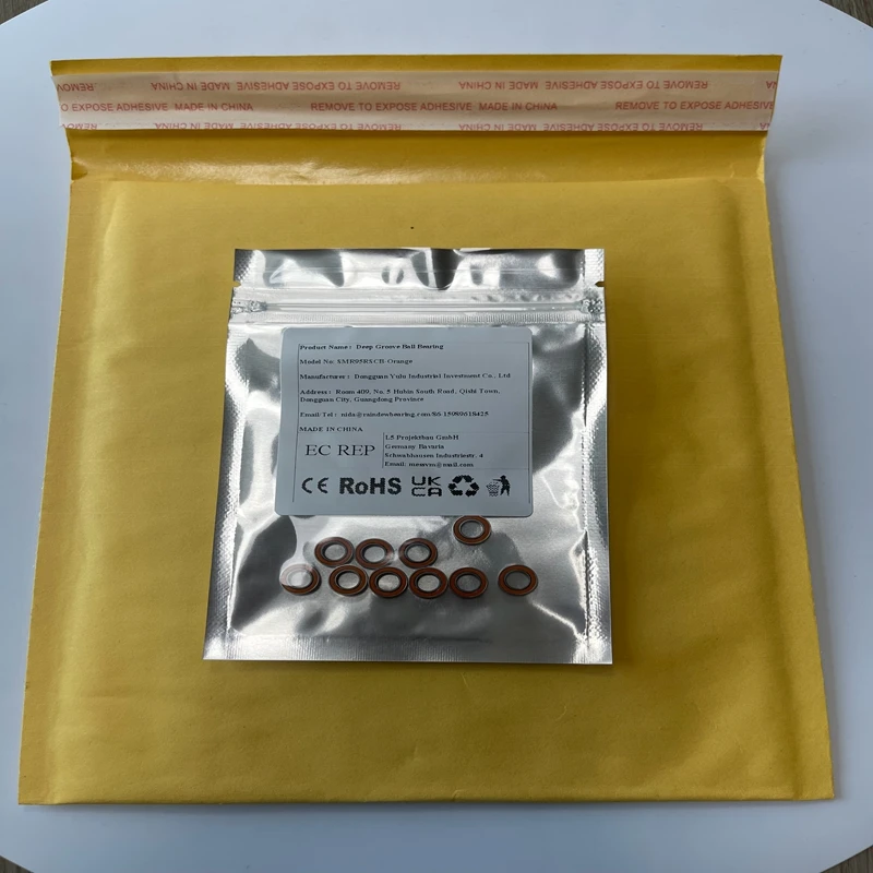 5PCS SMR95RS CB 5X9X3 mm Stainless Steel Hybrid Ceramic Ball Bearing  ABEC-7 Brings